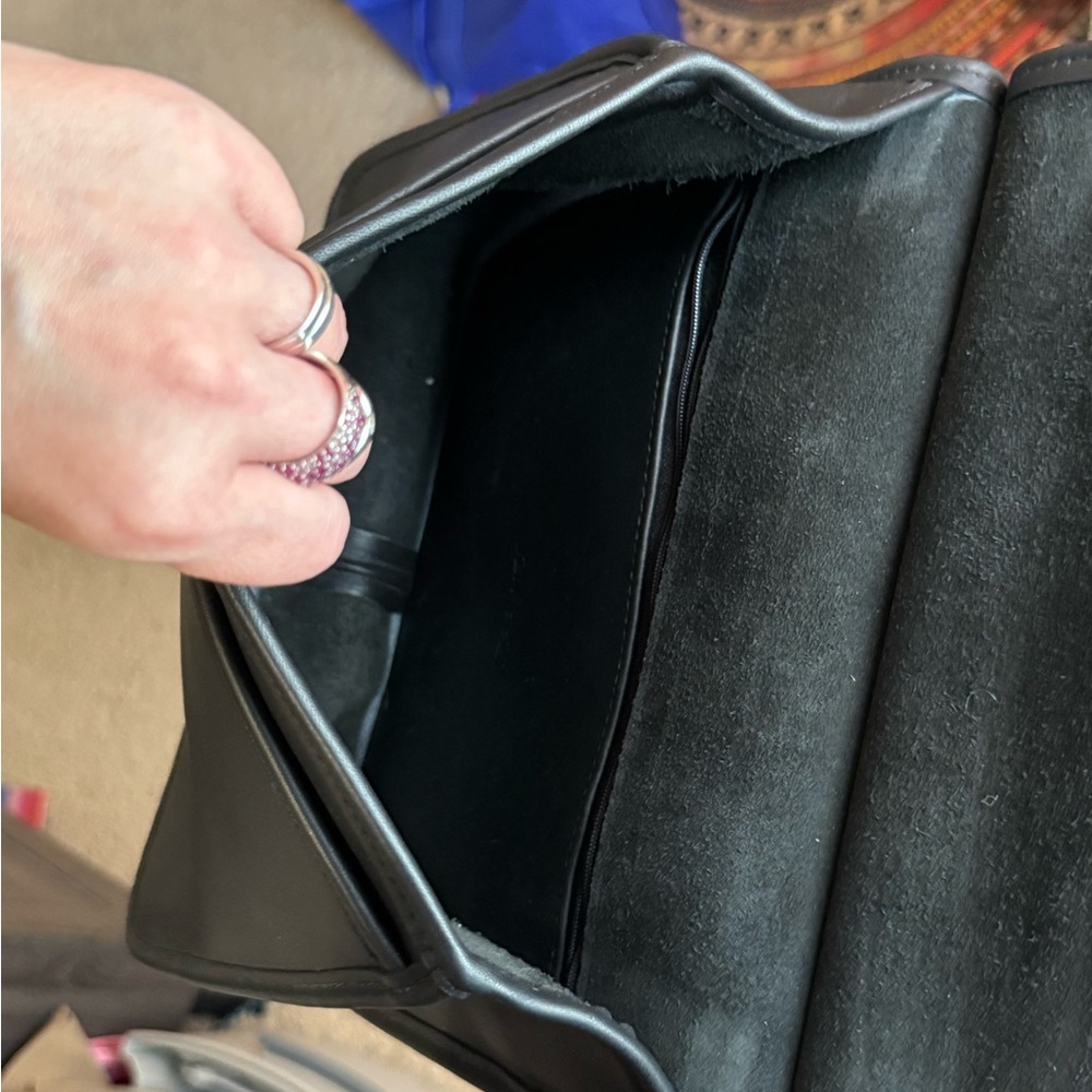 Coach Black Leather Satchel - Picture 12 of 16
